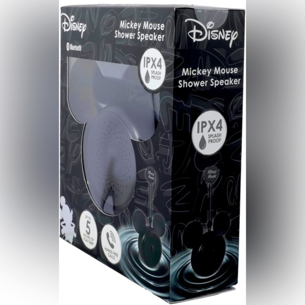Disney Mickey Mouse Ears Bluetooth Shower Speaker with Suction Cup